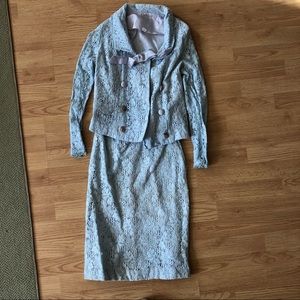 SOLD Vintage 1960s skirt and blazer set